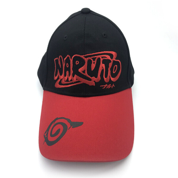 

Кепка бейсболка Наруто Naruto лого красная вышивка NA