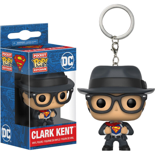

Фигурка брелок Funko Pop Фанко Поп Superman Супермен Clark Kent Клар Кент 4 см S KK S 91