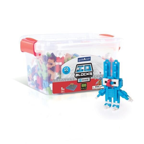 

Конструктор з доповненою 3d реальністю Guidecraft IO Blocks Minis, 900 деталей (G9613)