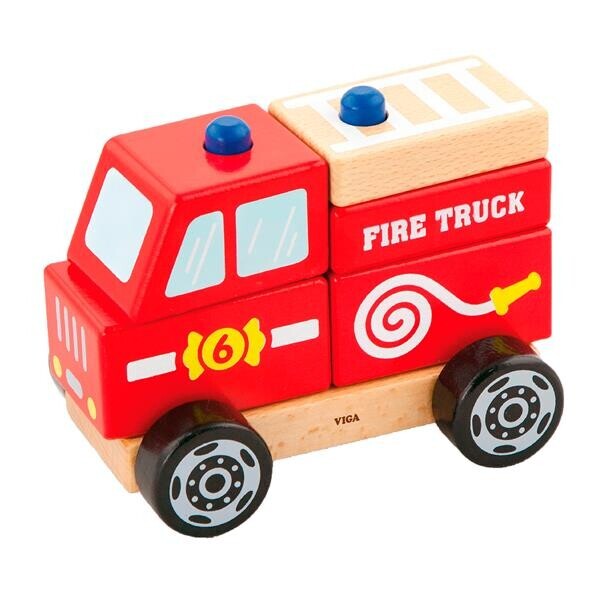 

Деревянная пирамидка Viga Toys Пожарная машина (50203)