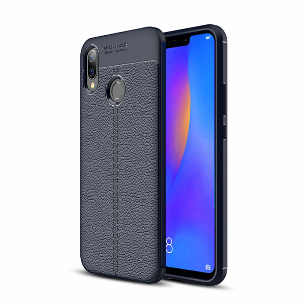 

Чехол Auto Focus TPU Leather для Huawei P Smart Plus (Nova 3i) (Blue)