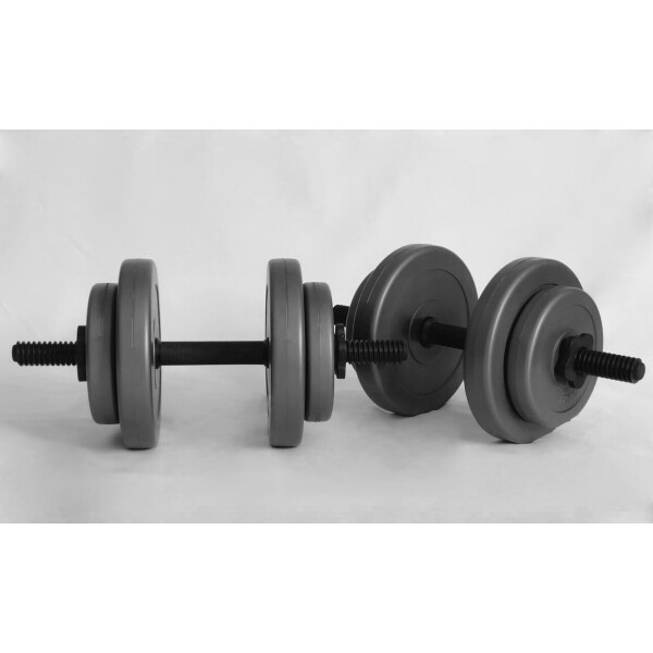 

Гантели 2х8кг GREY