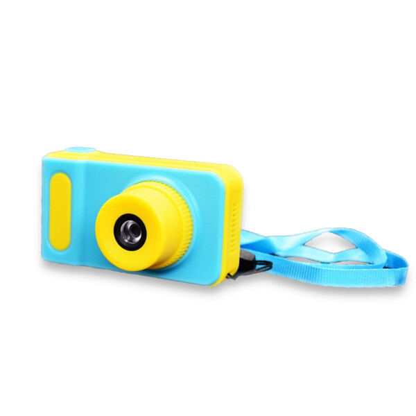 

Детский фотоаппарат цифровой Beluck Photo Camera Kids фотокамера, желто-голубой