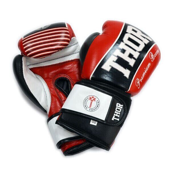 

Перчатки THOR THUNDER 10oz Кожа красные (529/13(Leather) RED 10 oz.)
