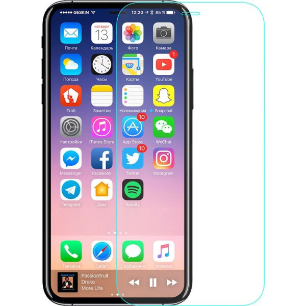

Mocolo 3D Full Cover Tempered Glass iPhone X Clear