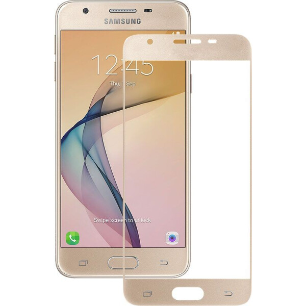 Mocolo 3D Full Cover Tempered Glass Samsung Galaxy J5 2017 Gold
