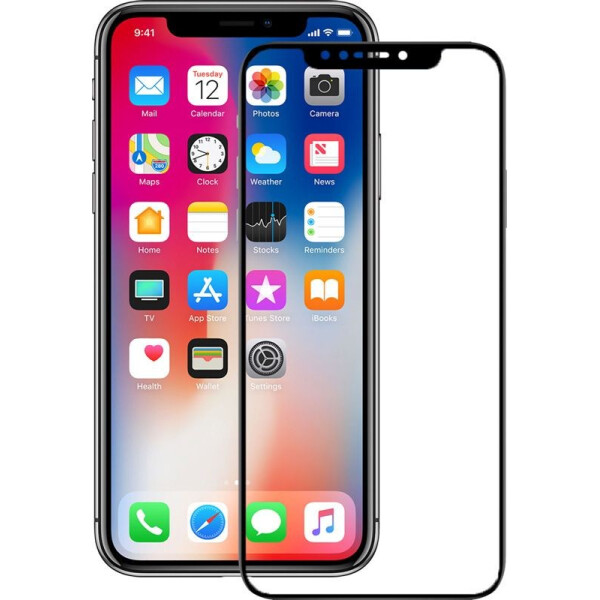 

Mocoll 3D 0.3mm Japan Asahi Tempered Glass Special Gift Box iPhone X (Black)