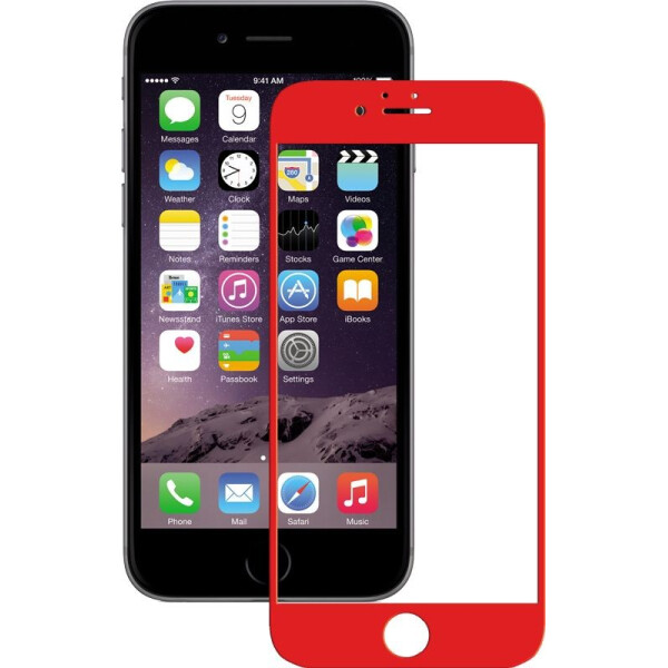 

Mocolo 3D Full Cover Tempered Glass iPhone 6/6s Red