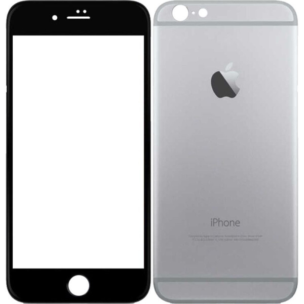 

TOTO Metal Tempered Glass 0.2 mm front and back iPhone 6/6s Plus Black