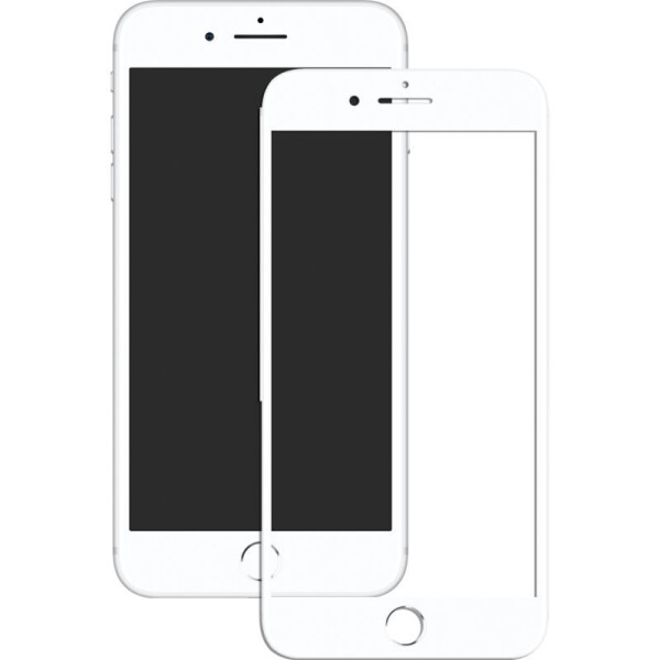 

TOTO 4D Full Cover Tempered Glass iPhone 8 White