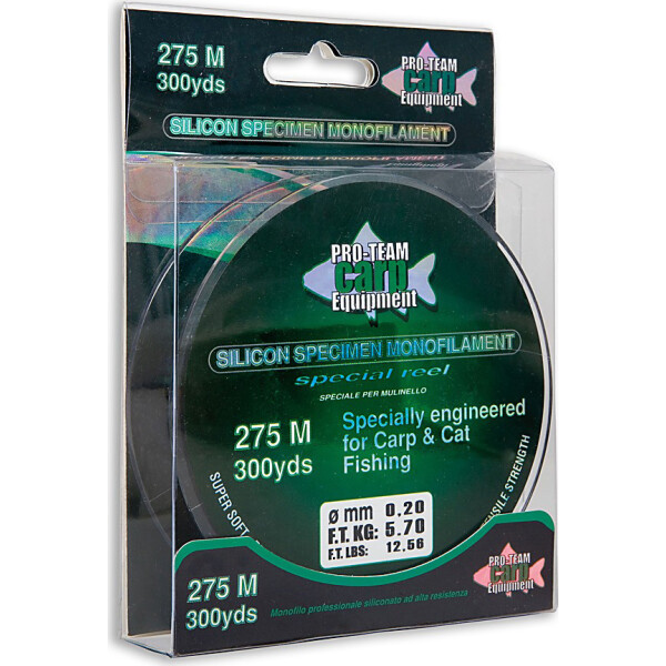 

Леска Lineaeffe Pro Team Carp silicon 275м. 0.30мм FishTest 12.70кг (бронза) (3600030)