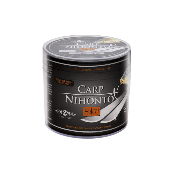 

Леска Mikado Nihonto Carp 600м 0,35мм 11,9кг (черный) (ZNK6-035)