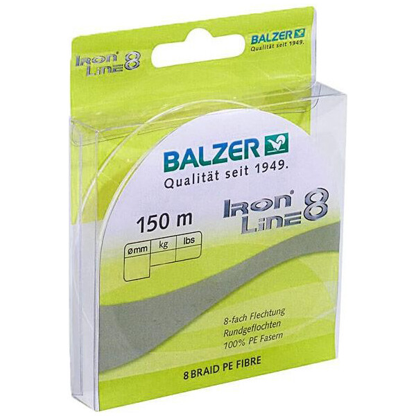 

Шнур Balzer Iron Line 8x Yellow 150м 0.27мм 27,5кг (желтый) (12661 027)