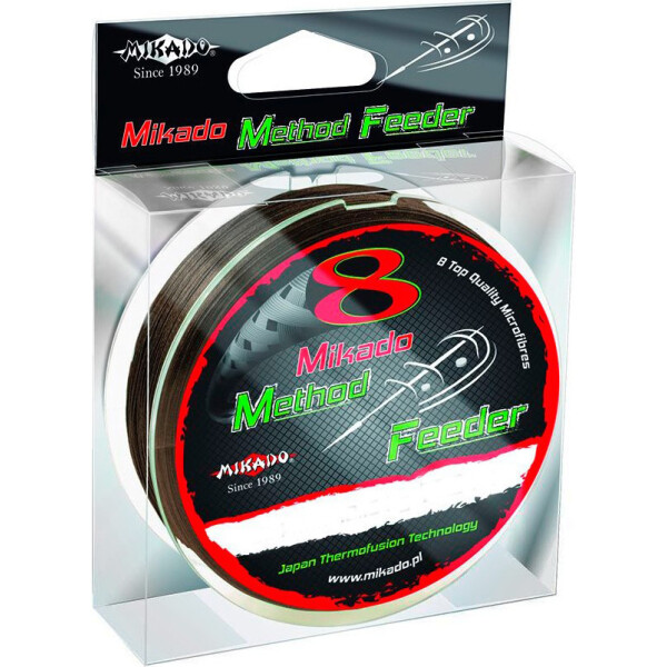 

Шнур Mikado 8 Octa Method Feeder Braid 300м 0,14мм 10,15кг brown (Z45-014)