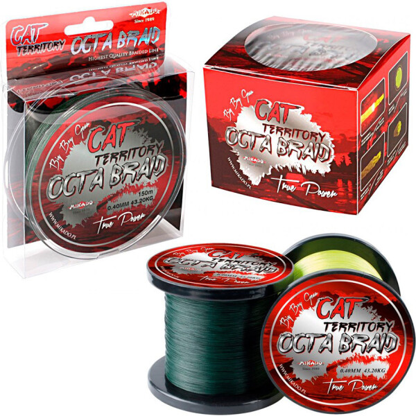 

Шнур Mikado Cat Territory 8 Octa Braid 300м 0,70мм 76,40кг green (Z39G-070)