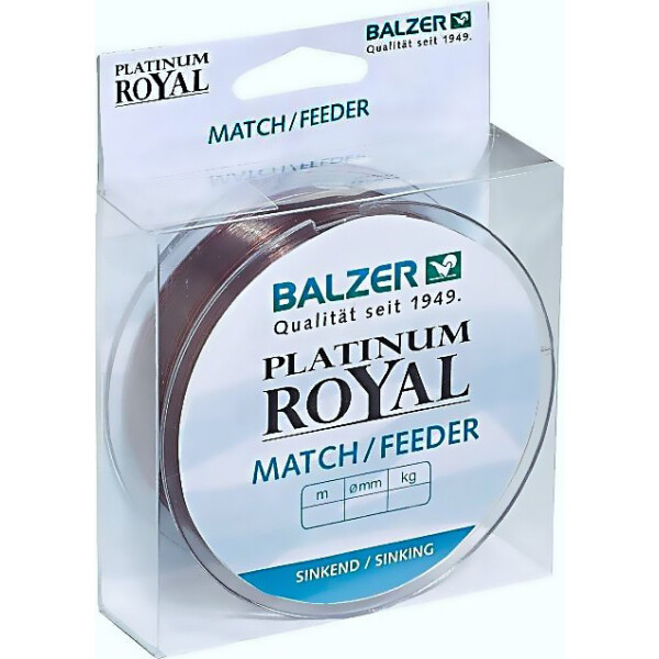 

Леска Balzer Platinum Royal Match/Feeder 0.18мм 200м 3.10кг тонущая (12097 018)
