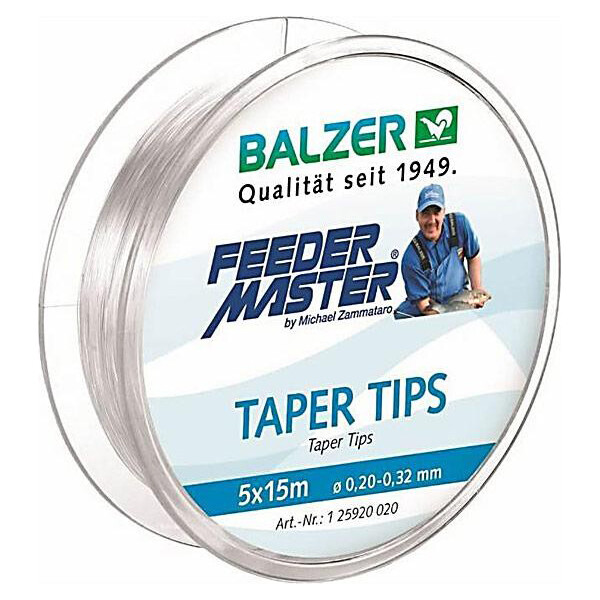 

Леска Balzer Taper Tips 5*15м 0.32-0.20мм (12592 020)