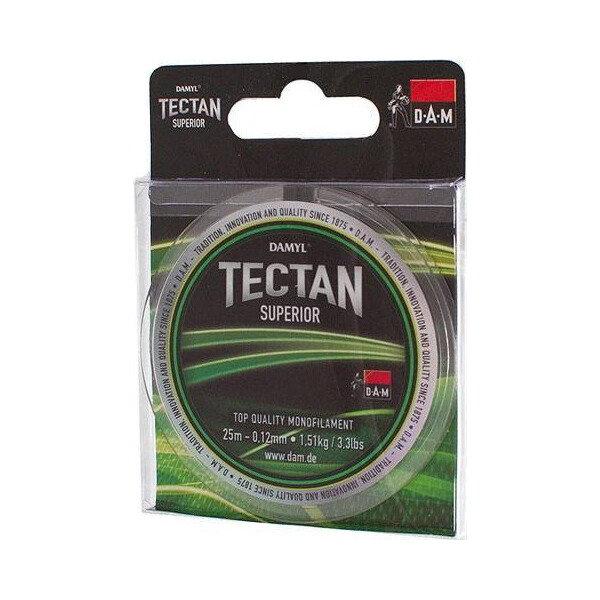 

Леска DAM Tectan Superior 25м 0,10мм 1,02кг (бледно-салатовая) (3241010)