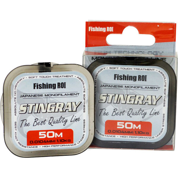

Леска Fishing ROI Stingray 50м 0,165мм (152-9-165)