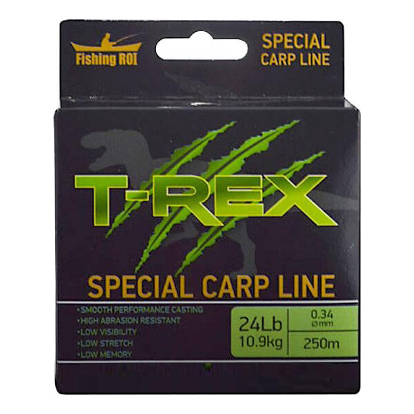 

Леска Fishing ROI T-REX Special Carp Line Brown 250м 0,34мм 10.9кг (49-00-034)