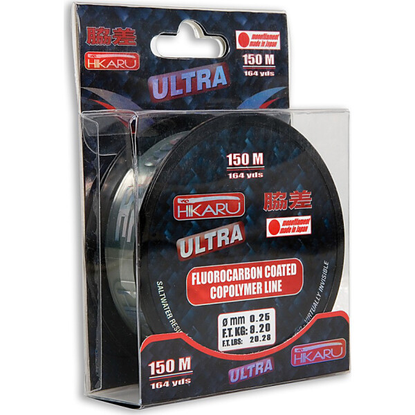 

Леска Lineaeffe Hikaru Ultra Fluorocarbon Coating 150м 0.25мм FishTest 9.2кг Made in Japan (3400025)