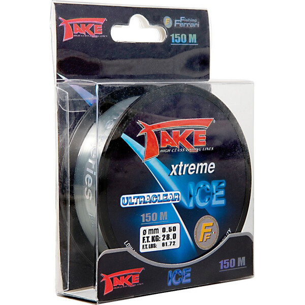 

Леска Lineaeffe Take Xtreme Ice (ультрапрозрачная) 150м. 0.25мм. FishTest 9.8кг (3300125)