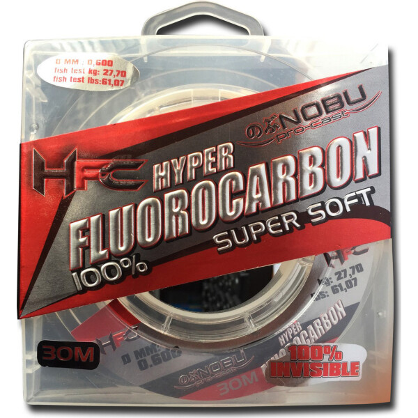 

Флюорокарбон Lineaeffe FF NOBU HFC 0.600мм 30м. FishTest-27,7кг (прозрач.) Made in Japan (3043160)