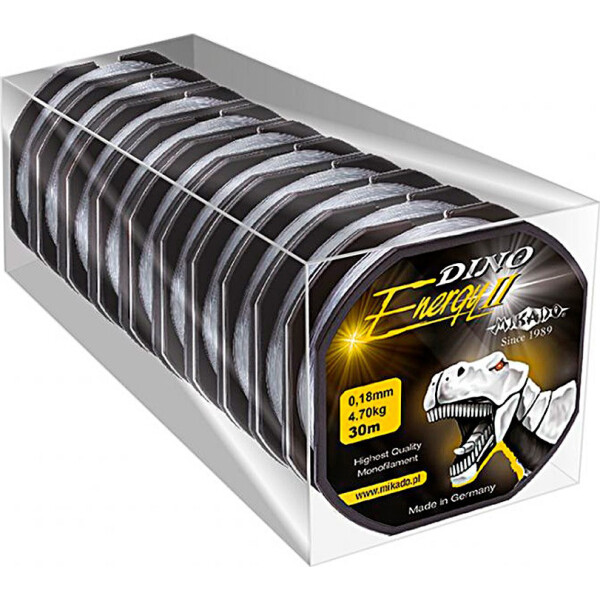 

Леска Mikado Dino Energy II 30м 0,08мм 1,8кг (прозрачный) 1шт./уп. (ZGC2-008-P)
