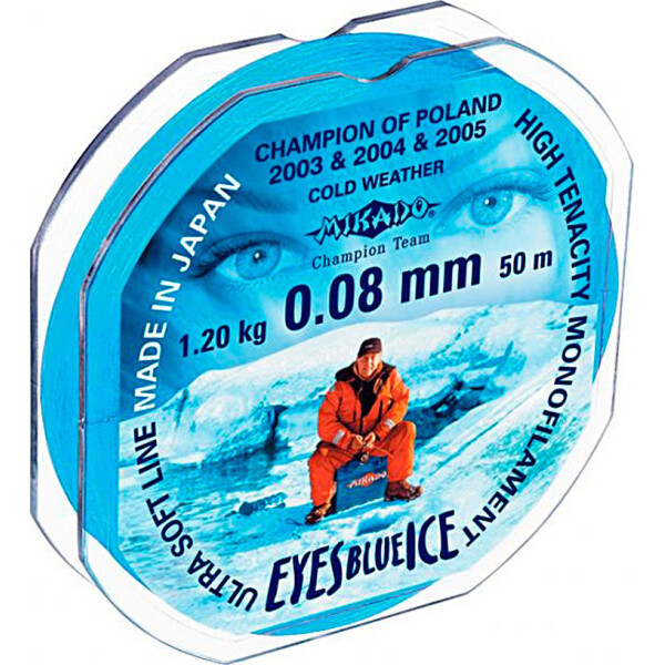 

Леска Mikado Eyes Blue Ice 25м 0,14мм 2,9кг (голубой) 1шт./уп. (ZHC-014)