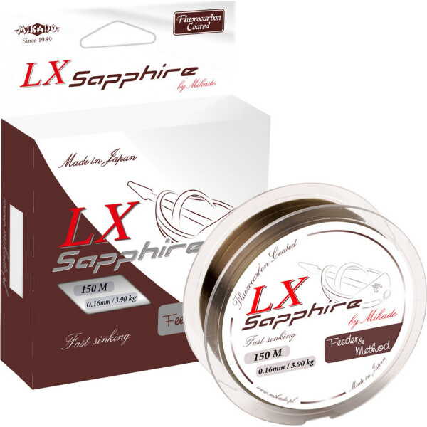 

Леска Mikado Lx Sapphire Feeder & Method 150м 0,22мм 6,75кг (бронзовый) (ZLXFM-022)