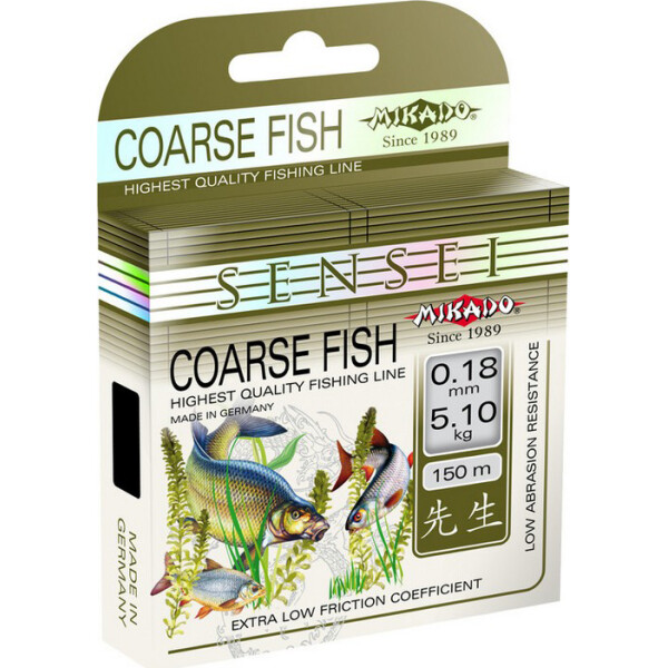 

Леска Mikado Sensei Coarse Fish 150м 0,20мм 5,80кг (прозрачный) (ZCF-020)