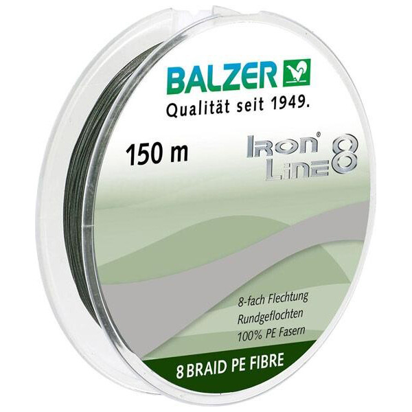 

Шнур Balzer Iron Line 8x Green 150м 0.14мм 10,7кг (темно-зеленый) (12663 014)