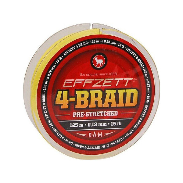 

Шнур DAM Effzett 4-BRAID 125м 0,20мм 9,9кг (yellow) (3796020)