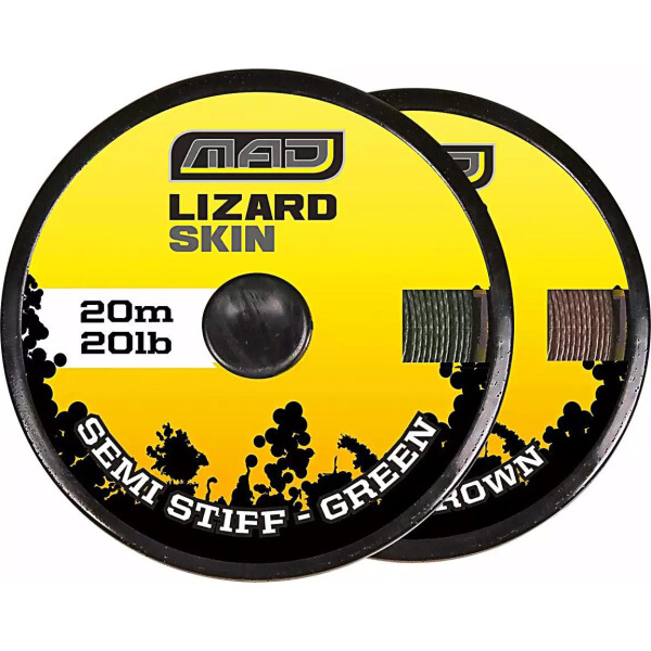 

Шнур поводочный DAM MAD Lizard Skin Semi Stiff Green 20м 20lb (color-green) (52138)