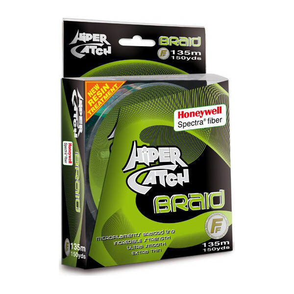

Шнур Lineaeffe Hiper Catch Spectra Braid 135м/150yds 0,150мм FishTest-14,00кг Light Grey (3008715)