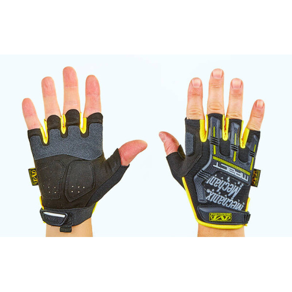 

Перчатки тактические с открытыми пальцами MECHANIX BC-5628 Желтый-черный XL