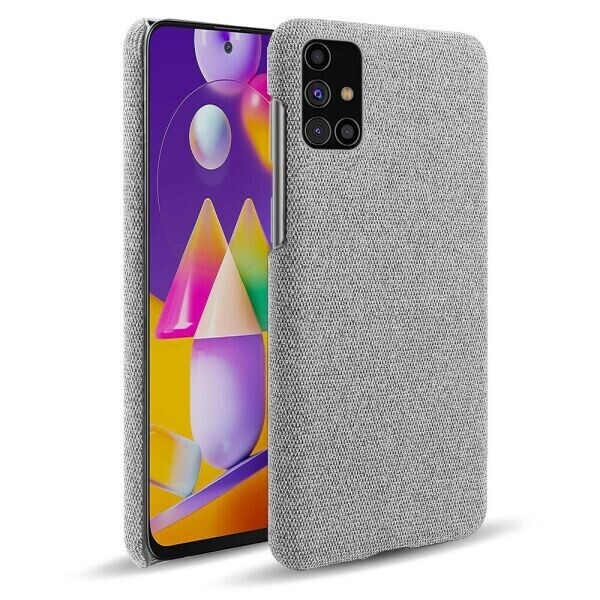 

Защитный чехол KSQ Cloth Style для Samsung Galaxy M31s (M317) - Light Grey