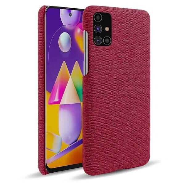

Защитный чехол KSQ Cloth Style для Samsung Galaxy M31s (M317) - Red