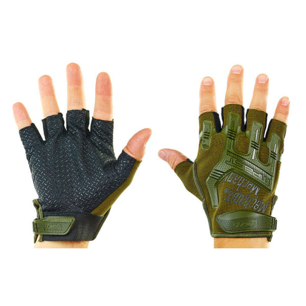 

Перчатки тактические с открытыми пальцами MECHANIX BC-4926-L Оливковый L