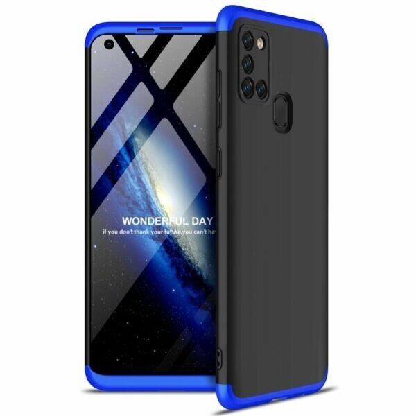 

Защитный чехол GKK Double Dip Case для Samsung Galaxy A21s (A217) - Black / Blue