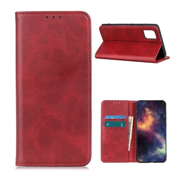 

Чехол-книжка Deexe Wallet Case для Xiaomi Mi 10T / Mi 10T Pro - Red