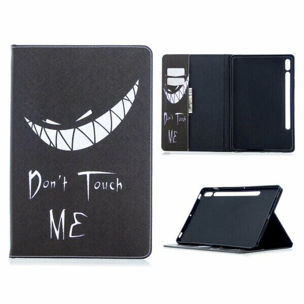 

Чехол-книжка Deexe Pattern Style для Samsung Galaxy Tab S7 (T870/875) - Don't Touch Me