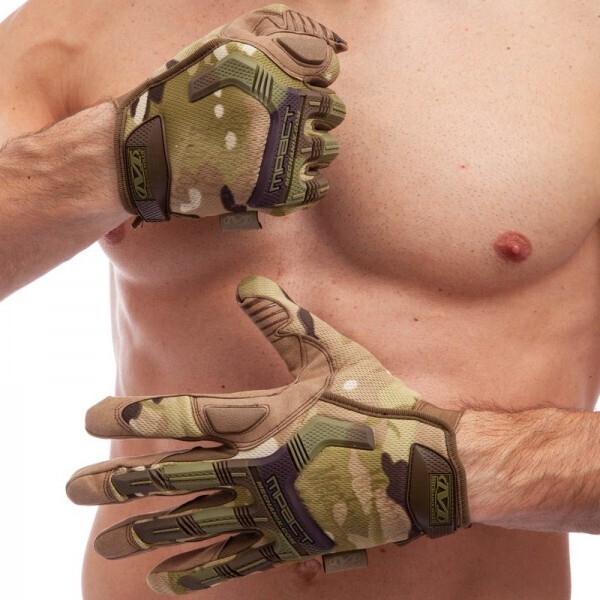 

Перчатки тактические с закрытыми пальцами MECHANIX MPACT BC-5622 Камуфляж Multicam М