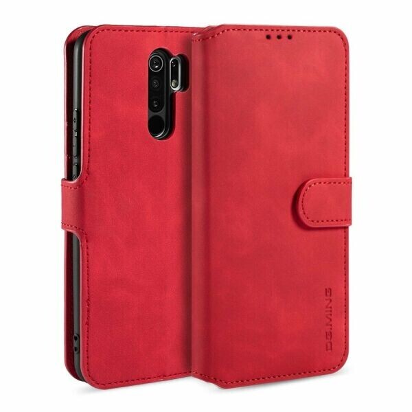 

Чехол DG.MING Retro Style для Xiaomi Redmi 9 - Red