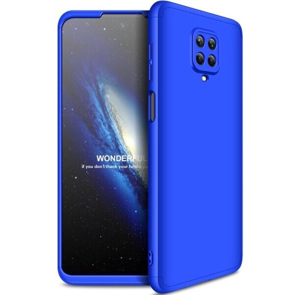 

Защитный чехол GKK Double Dip Case для Xiaomi Redmi Note 9 Pro / Redmi Note 9 Pro Max / Redmi Note 9s - Blue