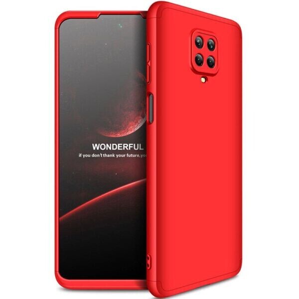

Защитный чехол GKK Double Dip Case для Xiaomi Redmi Note 9 Pro / Redmi Note 9 Pro Max / Redmi Note 9s - Red