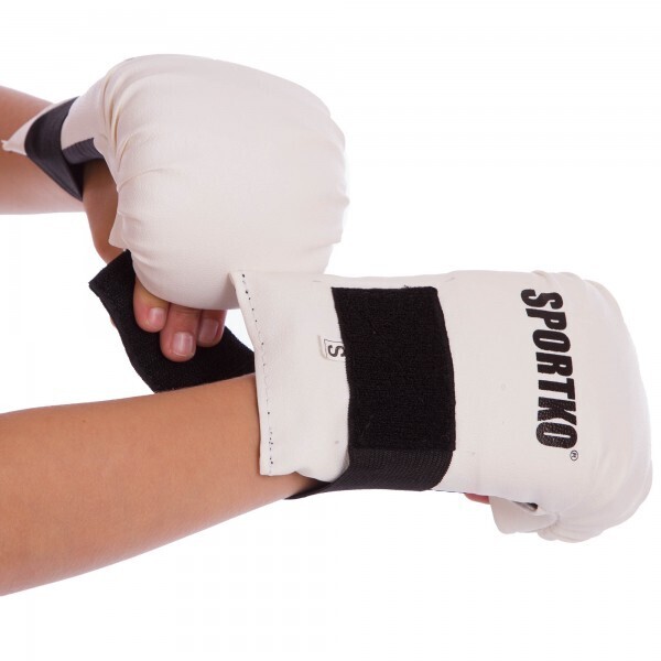 

Перчатки для каратэ SPORTKO UR NK2 р-р S, белый
