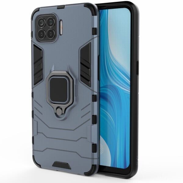 

Защитный чехол Deexe Hybrid Case для OPPO Reno 4 lite - Blue