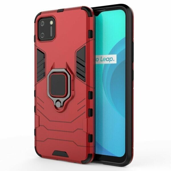 

Защитный чехол Deexe Hybrid Case для Realme C11 - Red