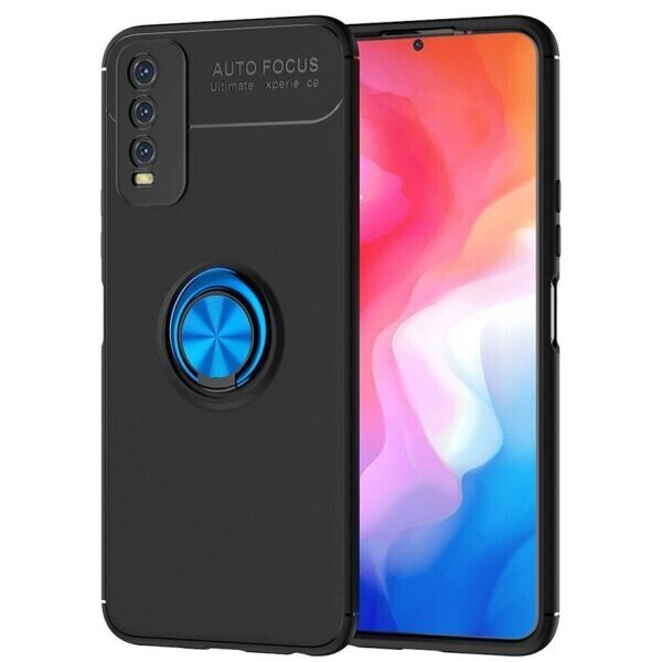 

Защитный чехол UniCase Magnetic Ring для VIVO Y20 - Black / Blue
